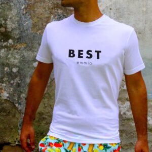 t-shirt bestemmio - disagio made in italy 100% cotone 140g in-differente top