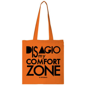 shopper disagio is my comfort zone arancione