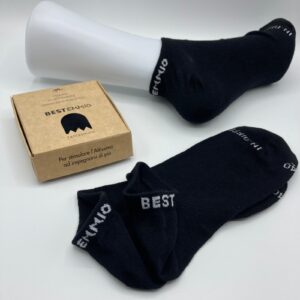 fantasmini bestemmio - calzini in-differente made in italy nero 3