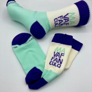 calzini mavaffanculo acqua 2026 - in-differente cotone spugna