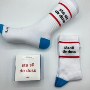 calzini sta su de doss - in-differente - milano lombardia made in italy cotone