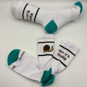 calzini non c'è fretta - in-differente spugna cotone made in italy